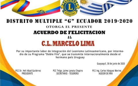 Reconocimiento DMG Ecuador 19-20