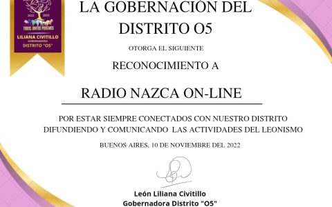 Reconocimiento DO5 22-23 Radio Nazca